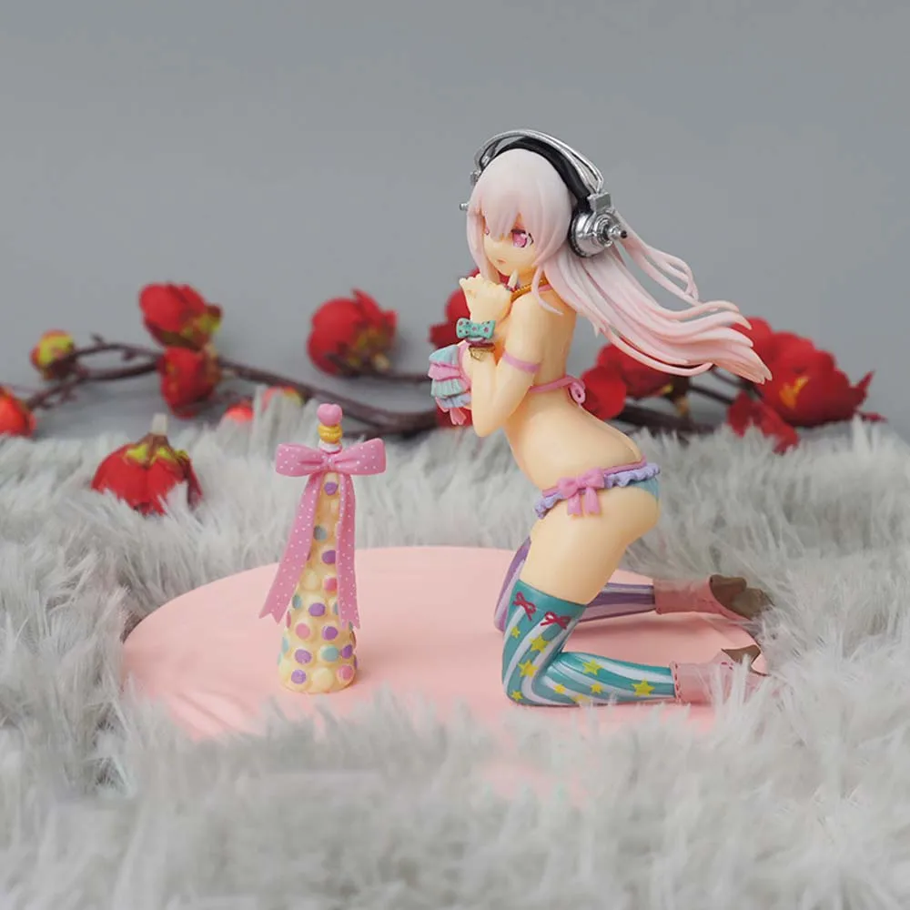15cm Swiming SUPER SONICO SUPERSONICO Suupaa Soniko Bikini Japanese PVC Action Figure Toy Anime Collection Model Doll