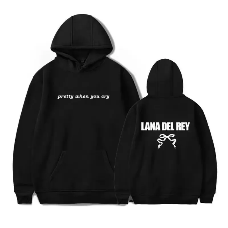 20252025 Lana Del Rey Pretty When You Cry Merch Hooded sweatshirt Men casual hoodie moletons