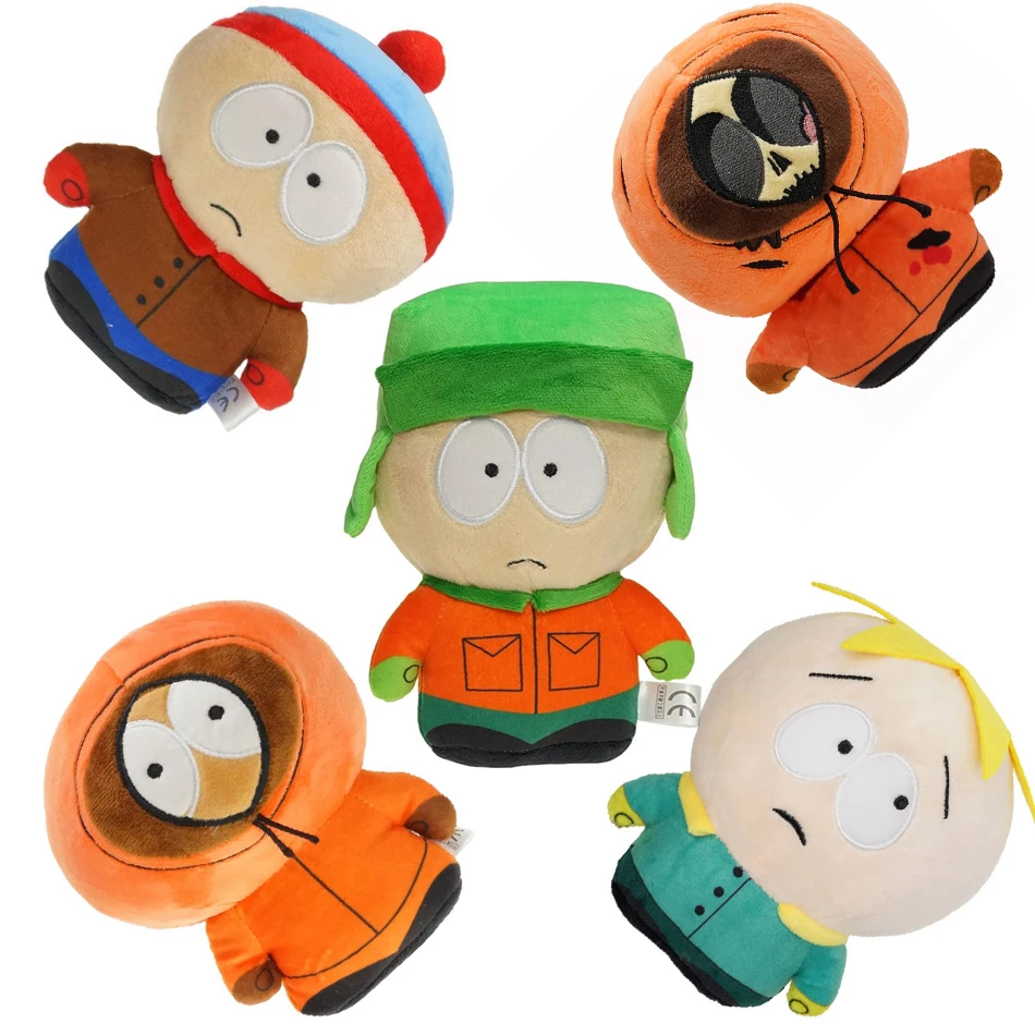 2025 Anime Cartoon South Park Character Cartman Stan Butters Plush Doll Boy Kid Stuffed Toy For Children Christmas Gifts pillow
