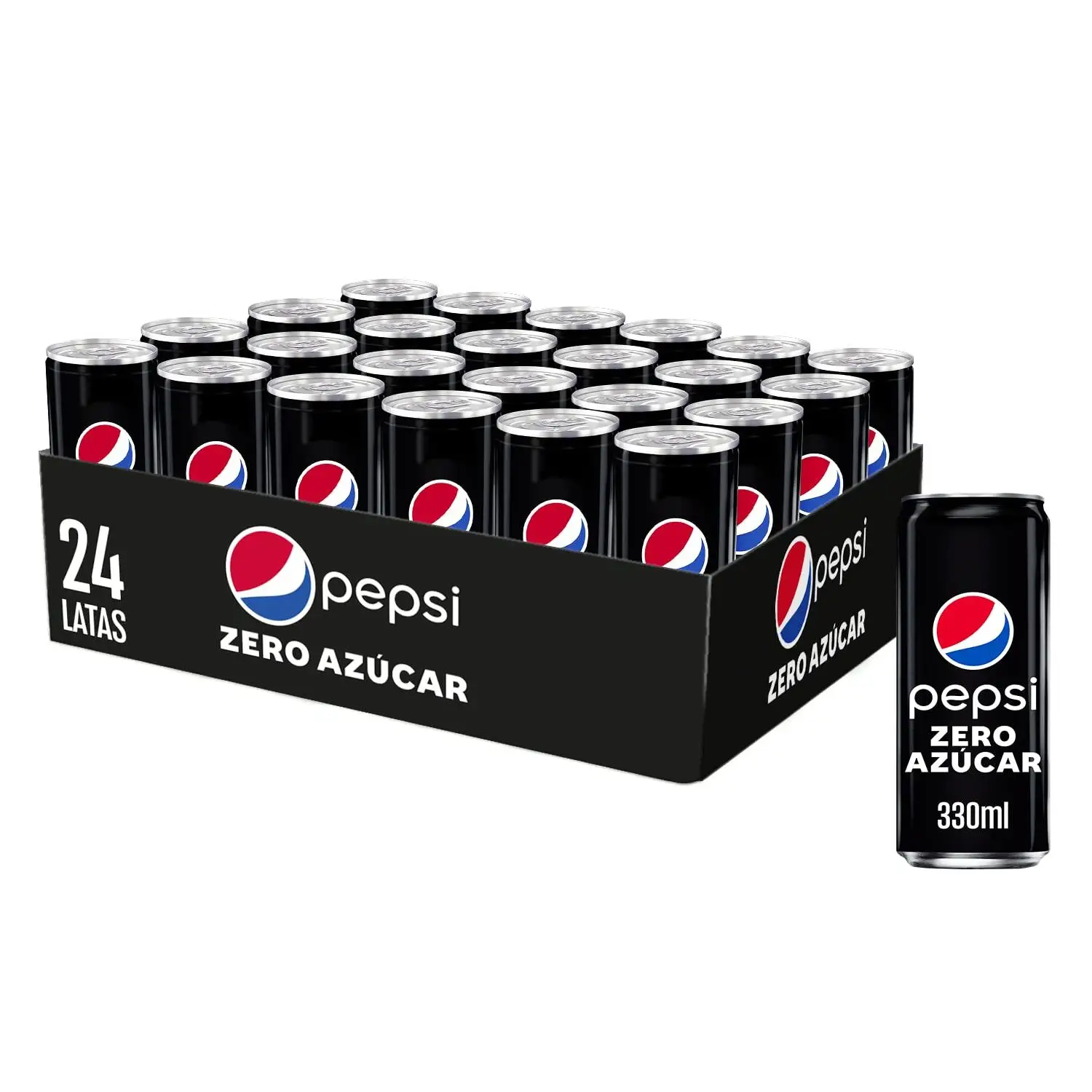 24 cans pepsi zero sugar can 330 ml pepsico