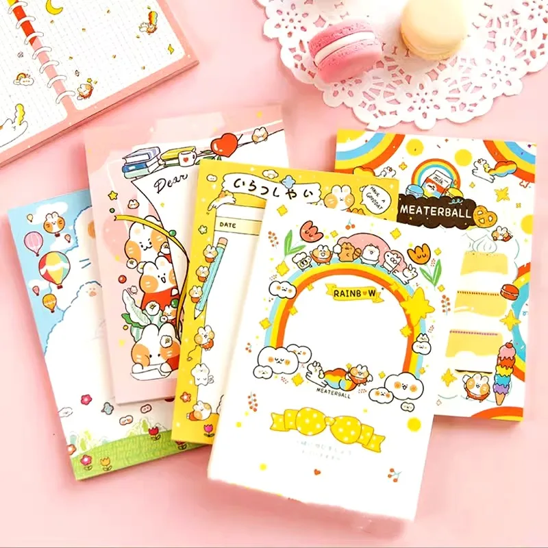 50 Sheets Kawaii Notebook Message Notebook Cute Plan Notebook Kawaii Office Supplies Korean Stationery School Supplies