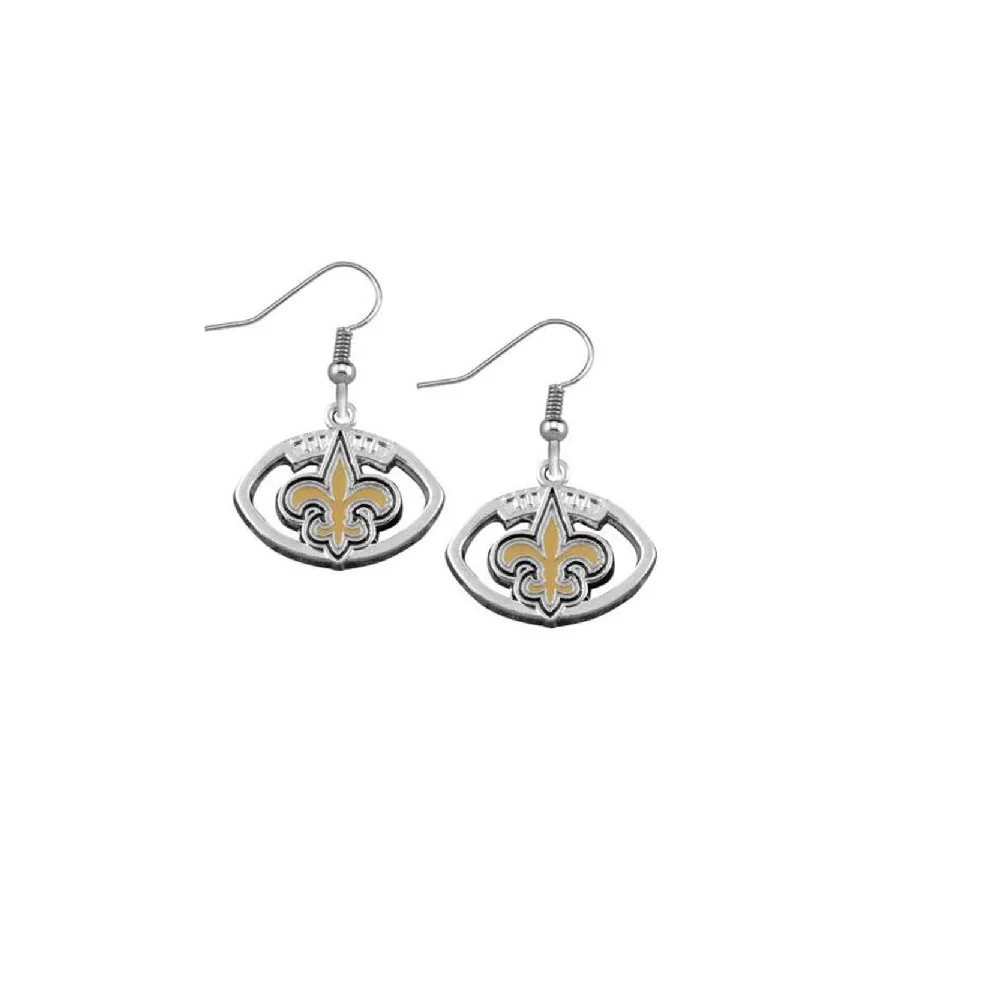 5pcs/lot Metal nfl Earrings Sport American Football Earring Jewelry Alloy Gift Party Accessories