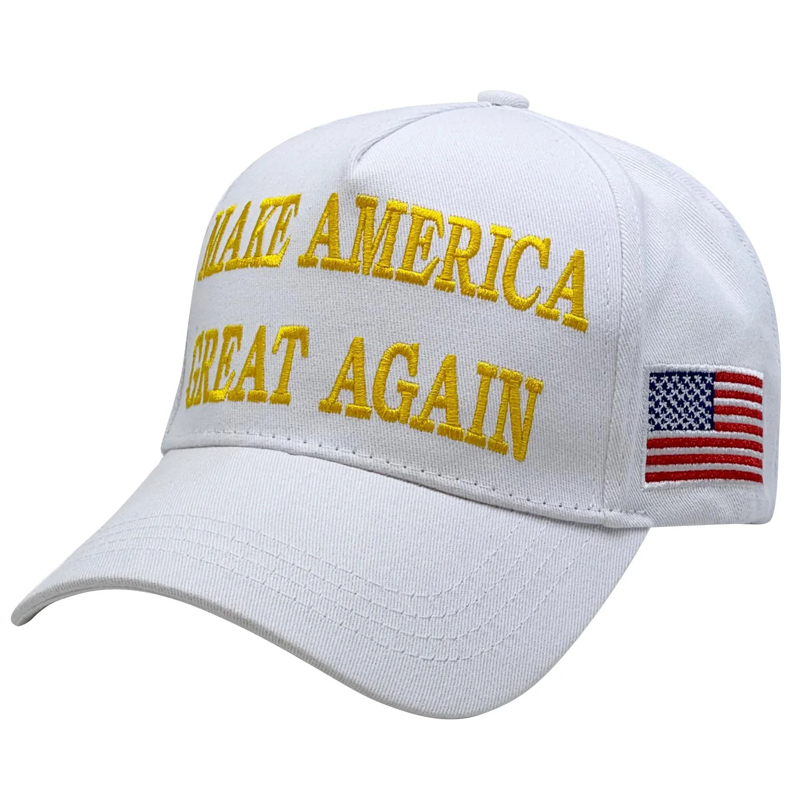 Adjustable Embroidered American Flag Baseball Cap - Unisex Cotton Hat for Men/Women, Patriotic Outdoor Sun Protection & Style