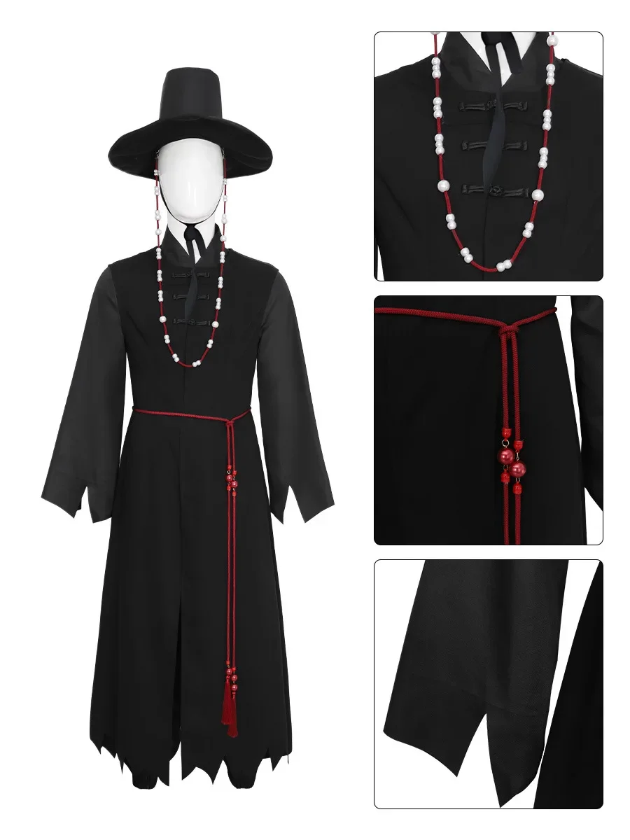 Anime Movie Boys Role Play Props Party Cosplay Set for K-POP Boys Jinu Halloween Party Cosplay Comic Exhibition Costume Outfit