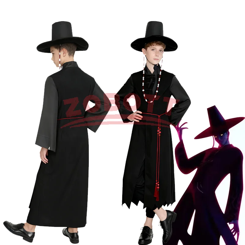 Anime Movie Boys Role Play Props Party Cosplay Set for K-POP Boys Jinu Halloween Party Cosplay Comic Exhibition Costume Outfit