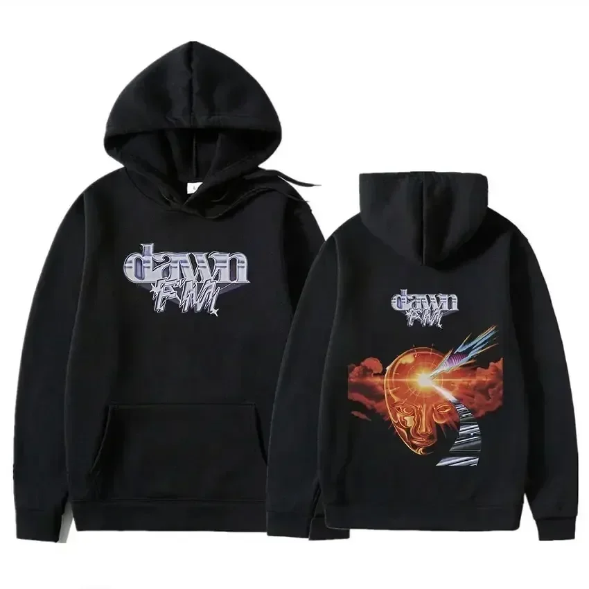 Autumn and Winter Retro Retro The Weeknd Graphic Hoodie After Hours Til Dawn Sweatshirt Men's Women's Hip Hop Hoodies Streetwear
