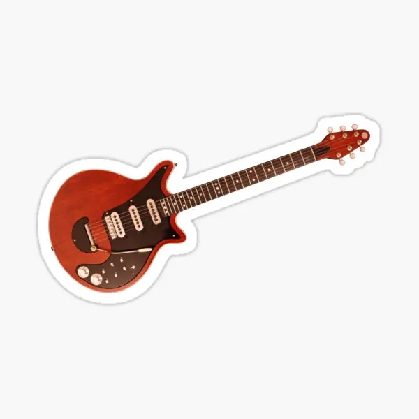 Brian May Is Guitar Red Special Queen 10PCS Stickers for Cute Decor Room Luggage Art Window Wall Water Bottles Laptop Kid
