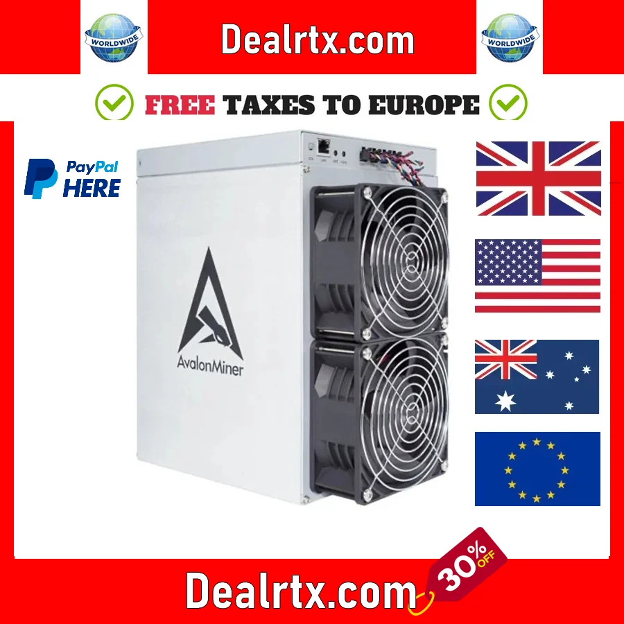 Canaan Avalon A1566 185T 3420W Bitcoin Mining Machine BTC Miner
