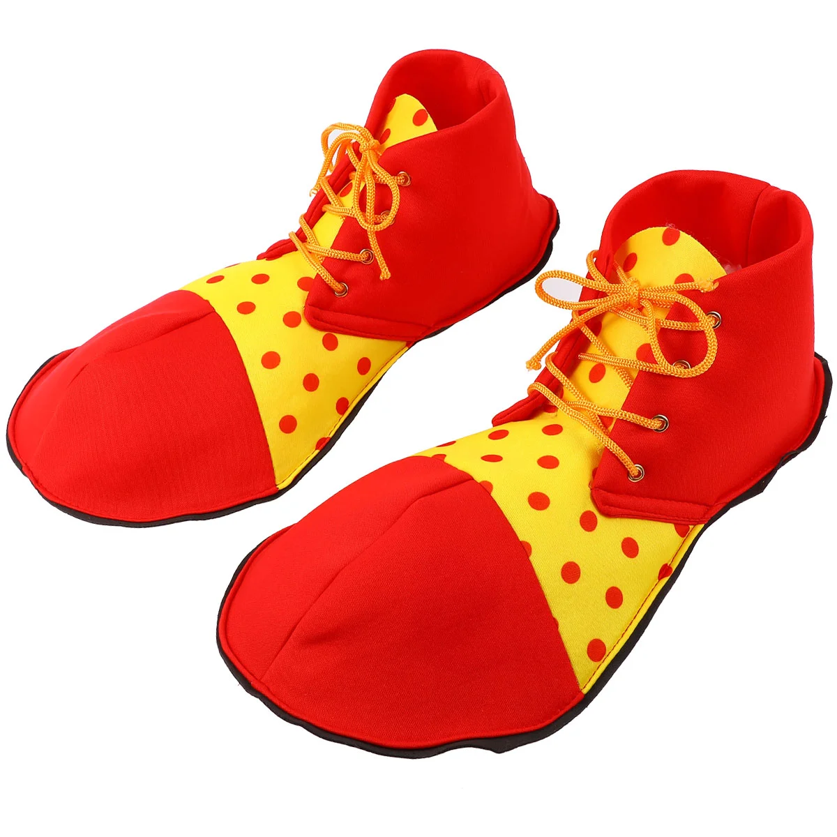 Clown Shoes Costume Halloween Adult Women Men Brown Sandles Circus Props Red Unisex Party Carnival Rainbow Shoe Large