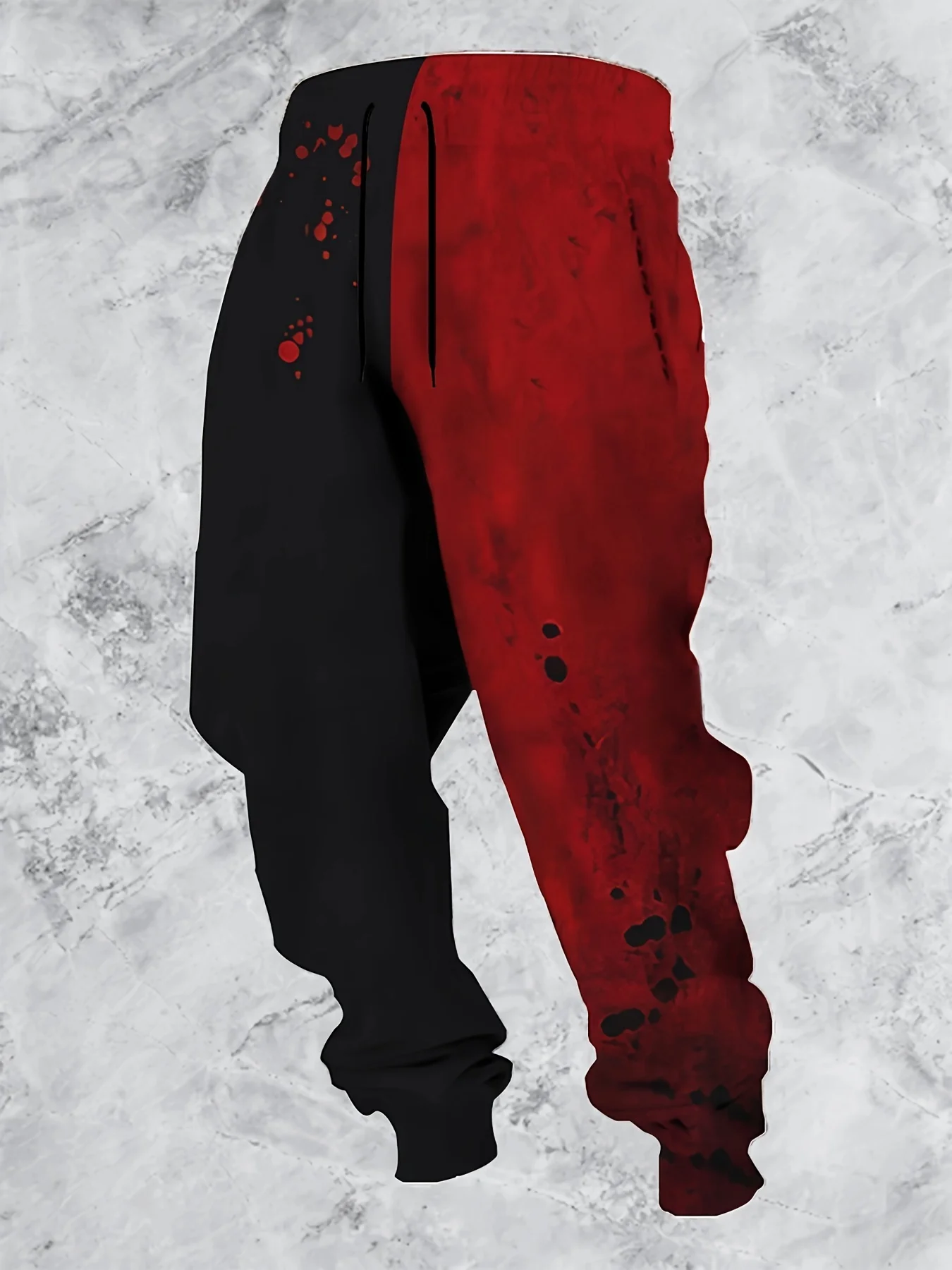 Fashion Men's 2025 Sweatpants Graffiti Printed Joggers Slim Fit Pants Casual Lounge Pants with Pockets Autumn Winter Streetwear