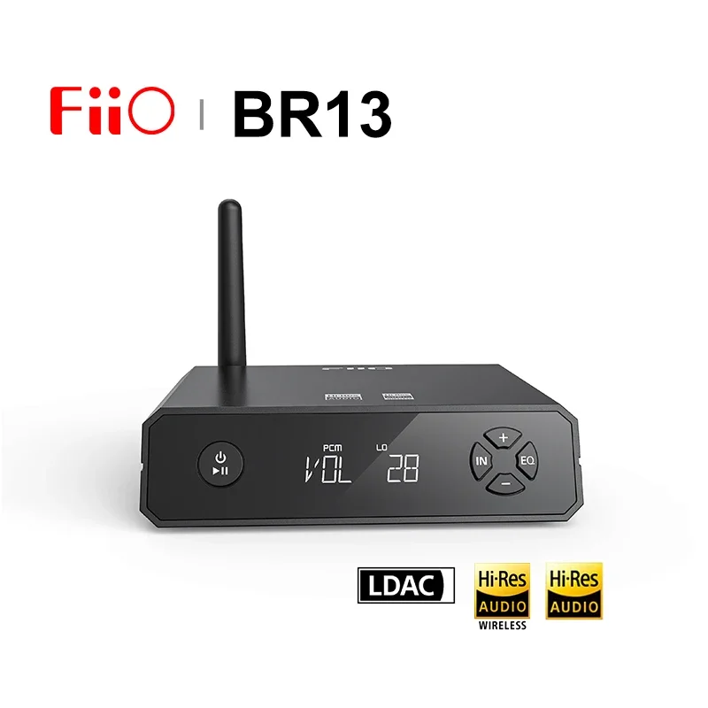 FiiO BR13 Hi-Res Audio Bluetooth 5.1 Receiver Headphone Amplifier support 7 Bluetooth Modes LDAC for Car/Home Speaker hidisz