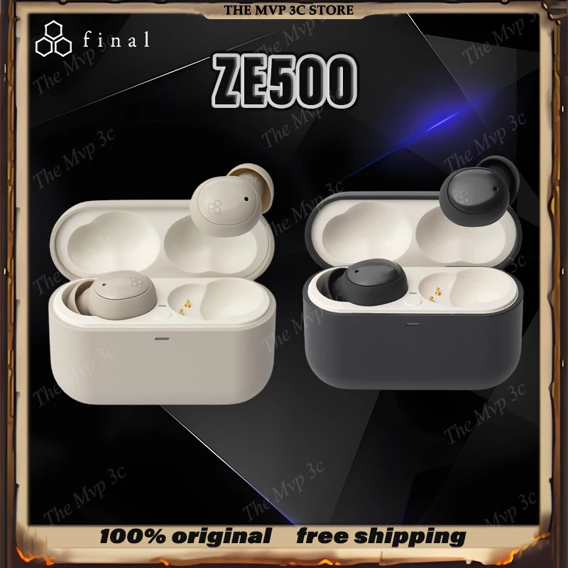 Final ZE500 for ASMR Wireless Bluetooth Earphones 3g Lightweight Music Earphones Bluetooth 5.4 Wireless Gaming Ergonomics Gift