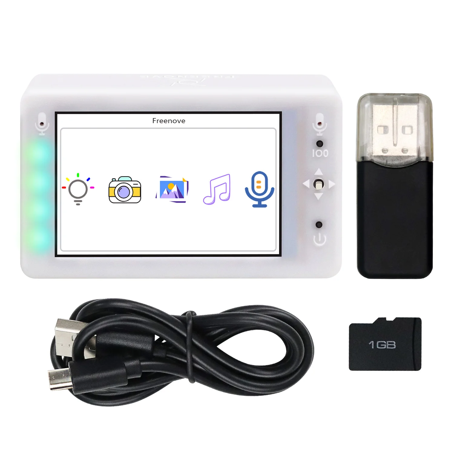 Freenove Media Kit for ESP32-S3 ESP32 S3 CAM 3.5 Inch, OpenAI / XiaoZhiAI, Dual-core 32-bit 240 MHz, Dual Speakers & Microphones