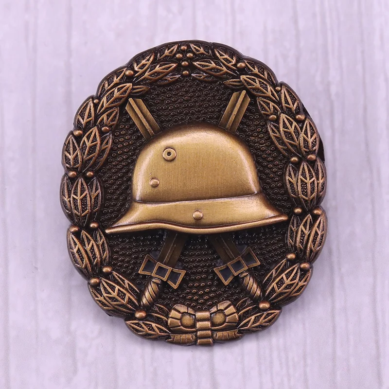 German Pin Wound Badge Medal Battle Veteran US Army Soldier Real Estate Award