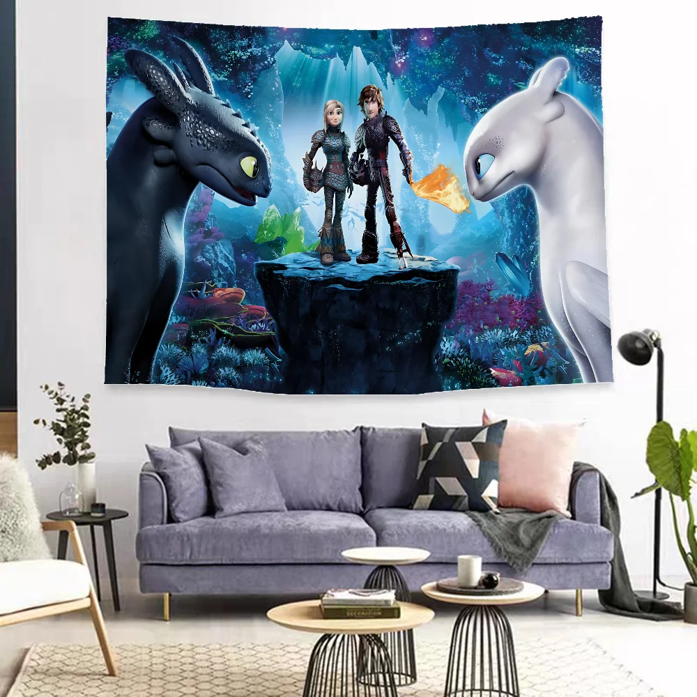 How To T-Trains Anime Your D-Dragon Hanging Bohemian Tapestry Bohemian Wall Tapestries Mandala Kawaii Room Decor
