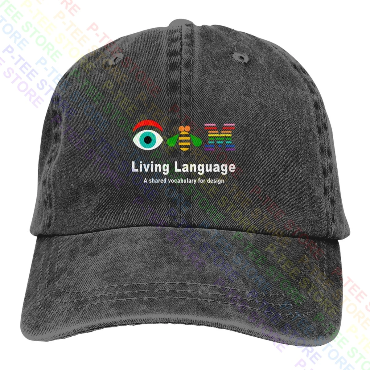 Ibm Eye Bee Machine Washed Denim Baseball Cap Trucker Hats Novelty Comfortable