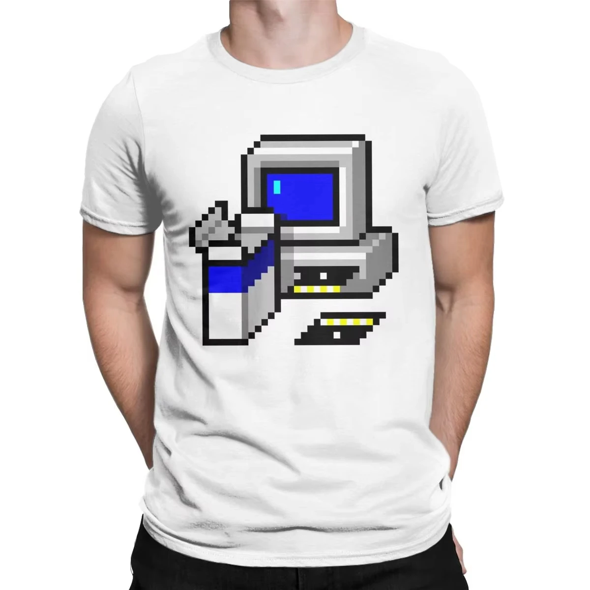 Install Now! Classic T Shirt Men's 100% Cotton Leisure T-Shirt O Neck Microsofts Computer System Fun Tees Short Sleeve