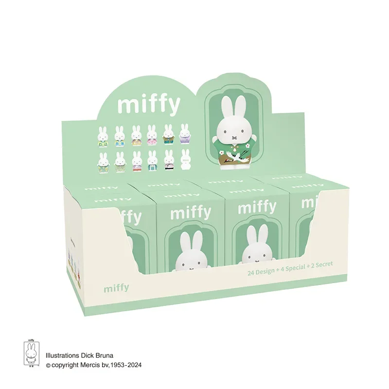 Kawaii Miffy Cartoon Antique Series Fashion Play Model Hand Table Decoration Cute Doll Toy Christmas Gifts