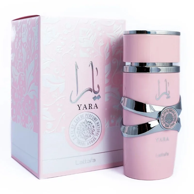 Lattafa Yara Vanilla Gourmand Fruity Floral Eau De Parfum Long-Lasting Fragrance for Women 3.40 Ounce 100 Ml