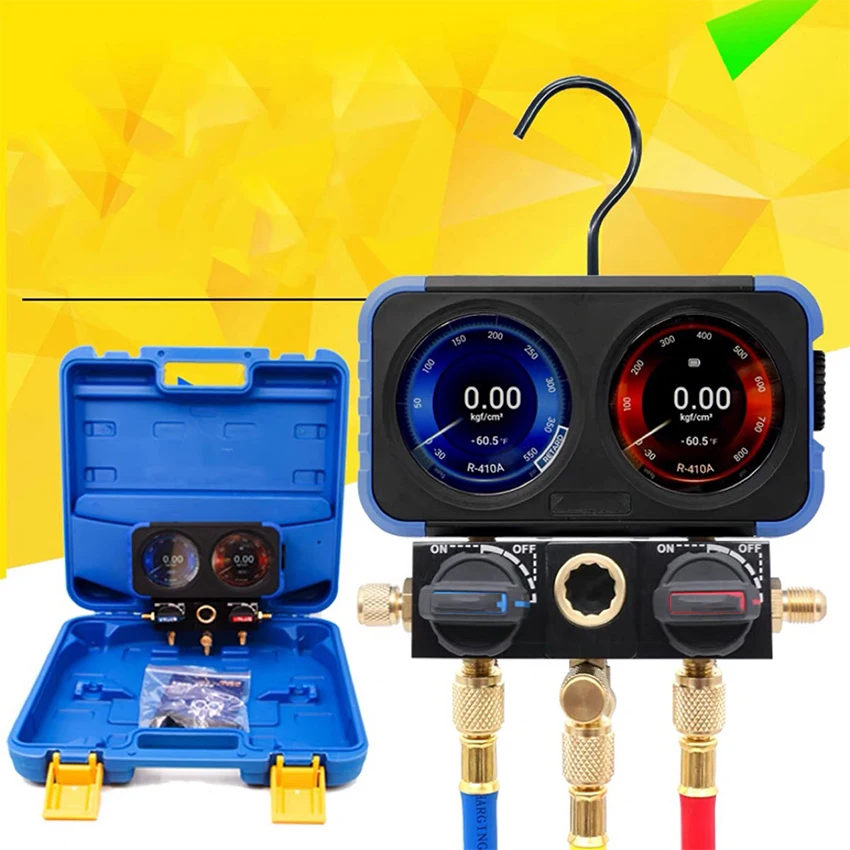 LCD VALUE Digital Manifold Gauge VRM2-X With HD Display