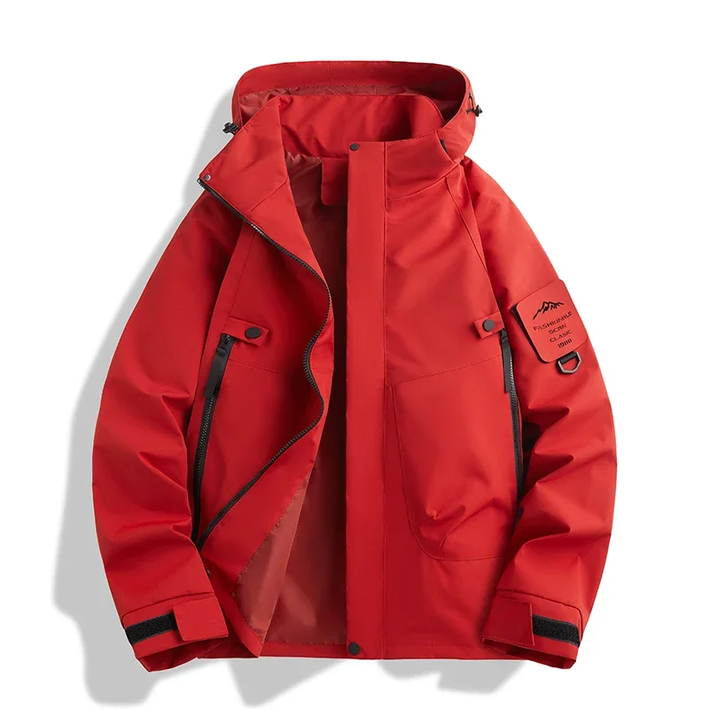 Men's Jackets Cotton Fashion Outdoor Camping Windproof Breathable Couple Stormtrooper Jacket Trend Versatile Hoodie North Fashe