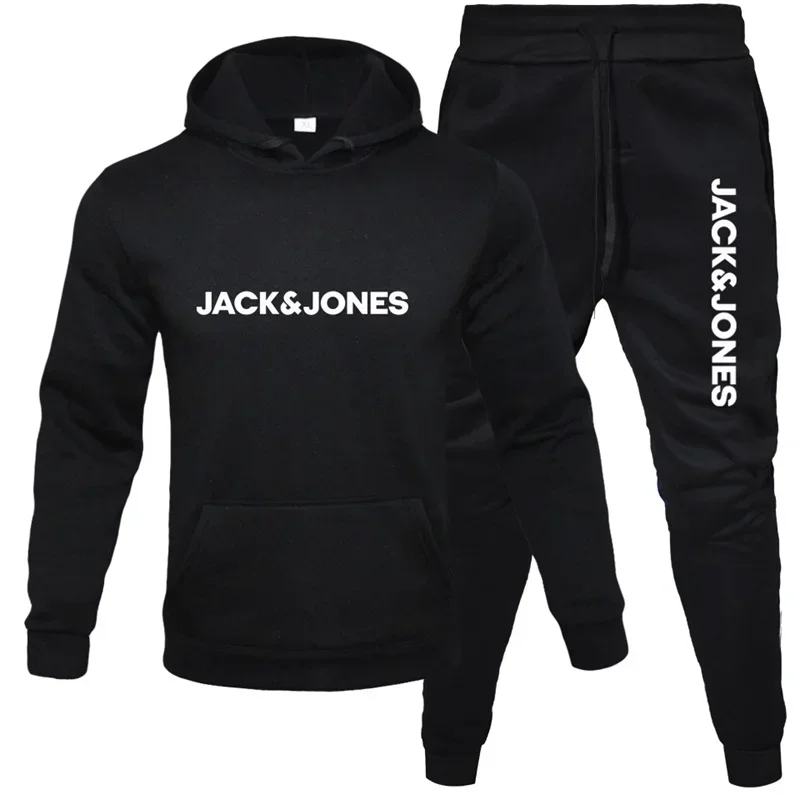 Men's printed casual sweatshirt set, autumn and winter fashionable sport pants set, autumn and winter sport pants and sweatshirt