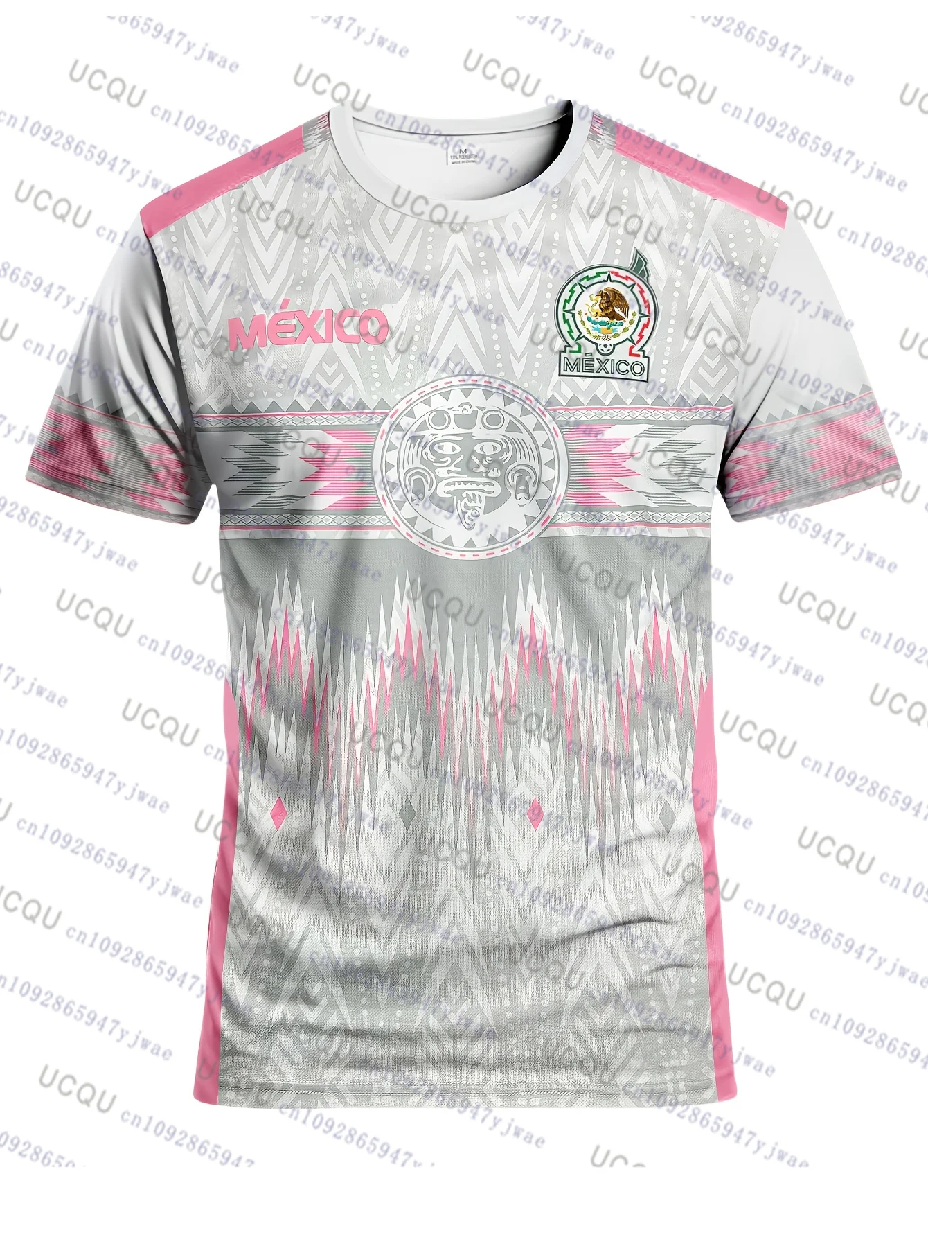 Mexico Special Youth Football Jersey Men's Women Casual Sports Breathable Sport Top for Competition Training Autumn Daily Wear