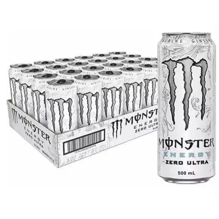 Monster energy ultra white zero energy drink 500ml pack 24