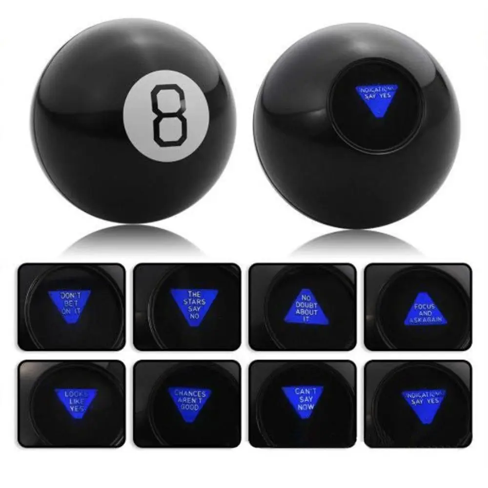 New Mystic 8 Ball Decision Making Fortune Telling Fun Toy Game Retro Edition Novelty Toy with 20+ Answers and Predictions