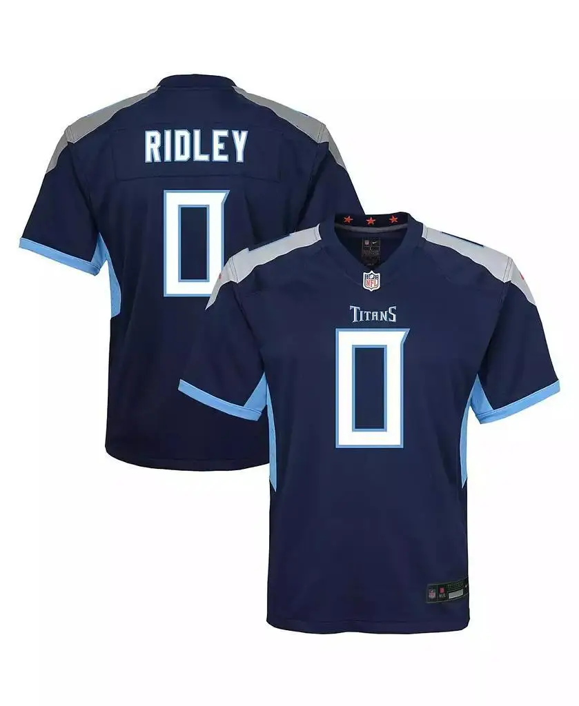 Nike | Big Boys and Girls Calvin Ridley Navy Tennessee Titans Team Game Jersey