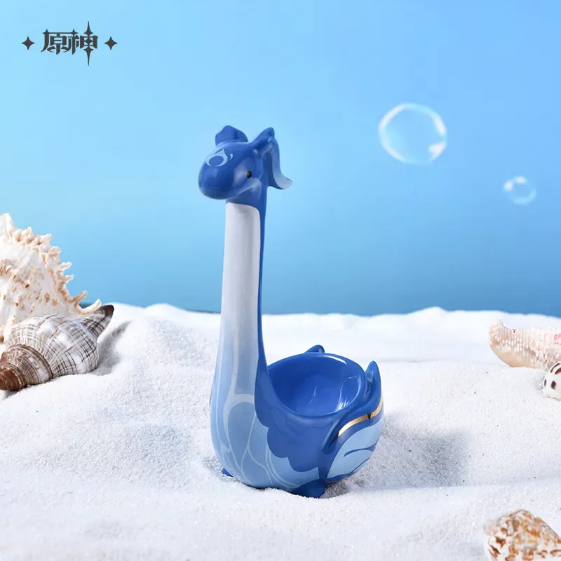 Official Anime Genshin Impact Neuvillette Cosplay Cartoon Spoon Accessory Ladle Desktop Ornament Mascot Souvenir Birthday Gift