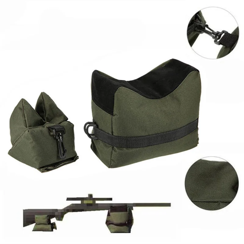 Sniper Shooting Bag Gun Front Rear Bag Target Stand Rifle Support Sandbag Bench Unfilled Outdoor Tack Driver Hunting Rifle Rest