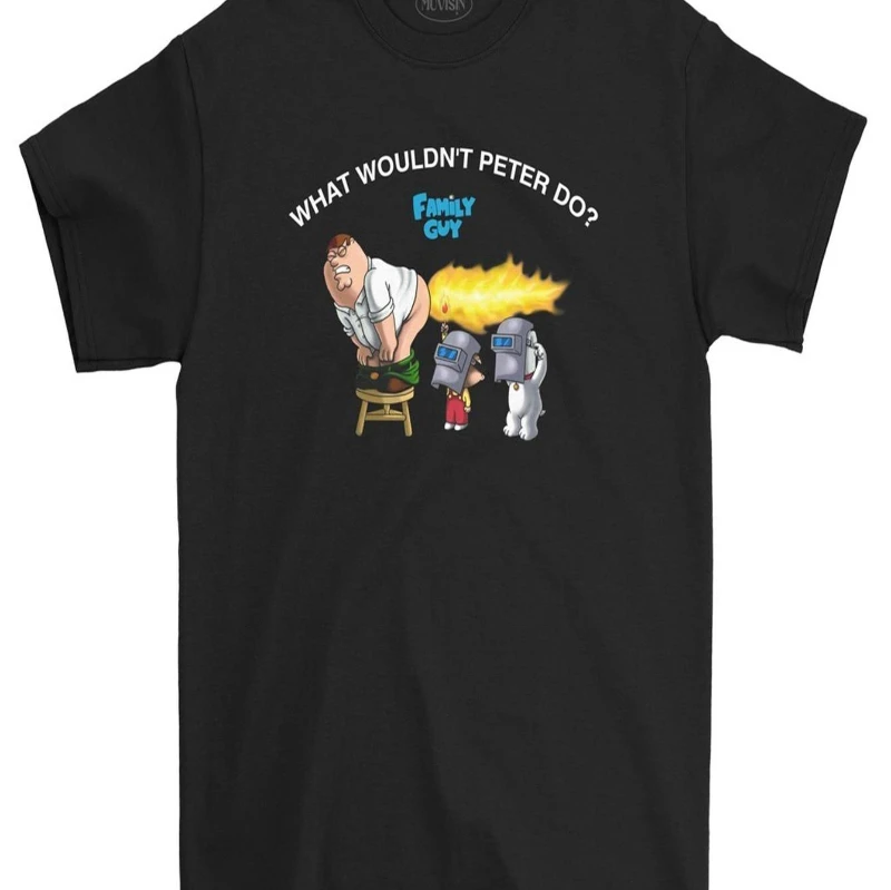Summer Men's Family Guy Movie Pattern T-shirt - Short-sleeved T-shirts designed by Peter, Louise, Meg, Chris, Steve and Brian
