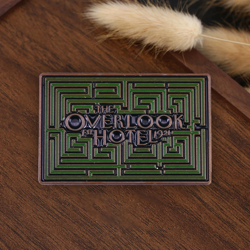 The Overlook Hotel Carpet Badge Stephen King Horror Movie Peripheral Enamel Pin Halloween Accessories