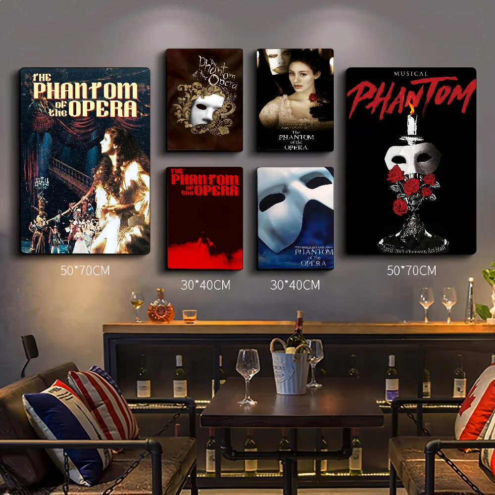 The Phantom Of The Opera DIY Sticky Poster Whitepaper Prints Posters Artwork Nordic Home Decor