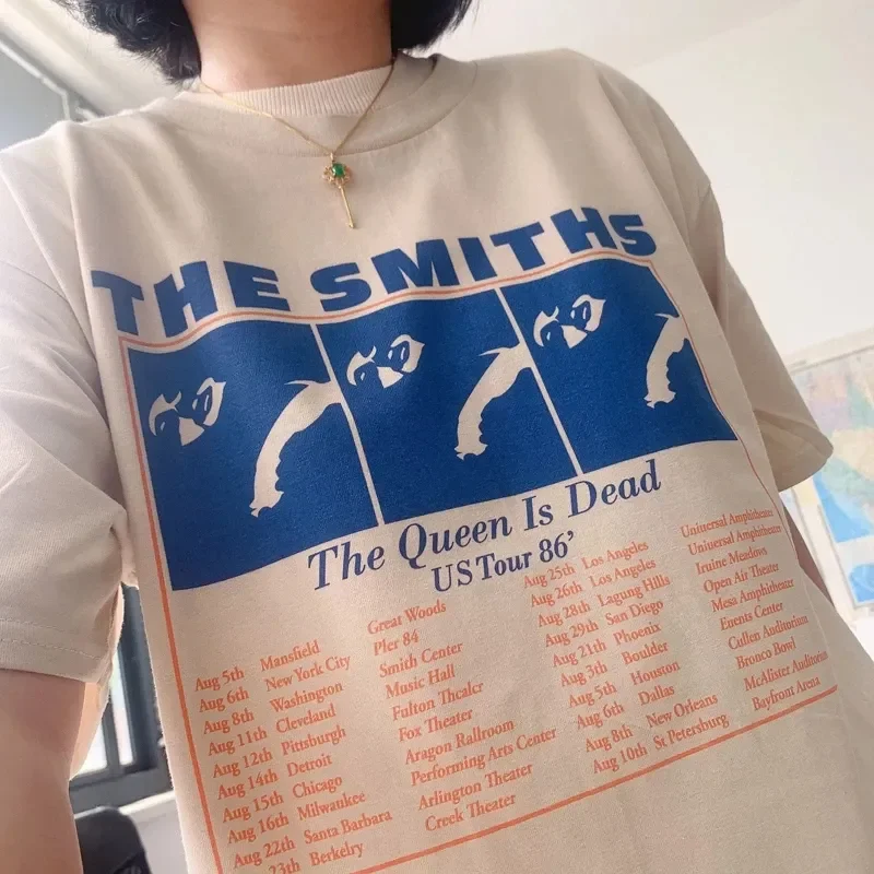 The Smiths T-Shirt Tops Tees Retro Women Pop Indie Punk Rock Band Morrissey New Men's T Shirt