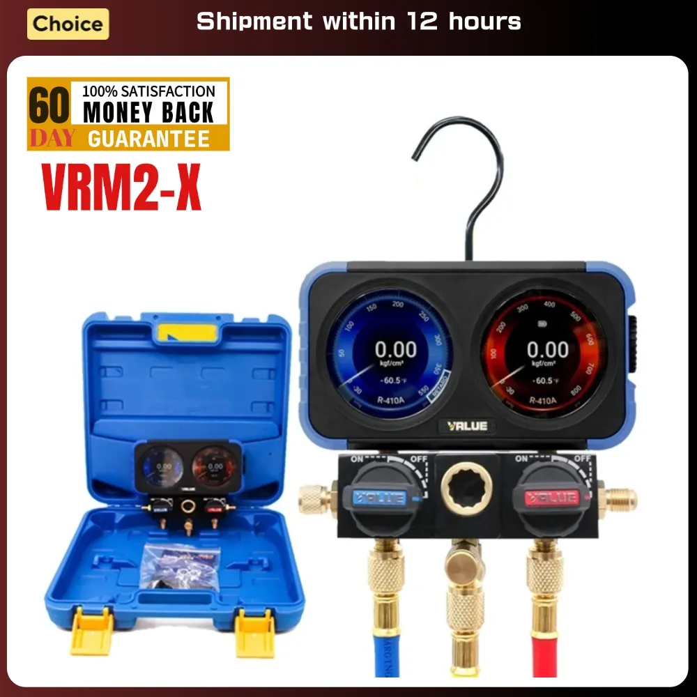 VALUE Digital Manifold Gauge VRM2-X With HD Display