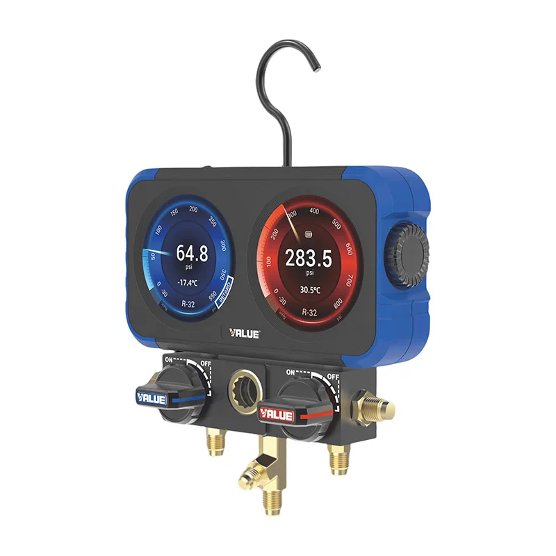 VALUE VRM2-X Digital Manifold Gauge With HD Display