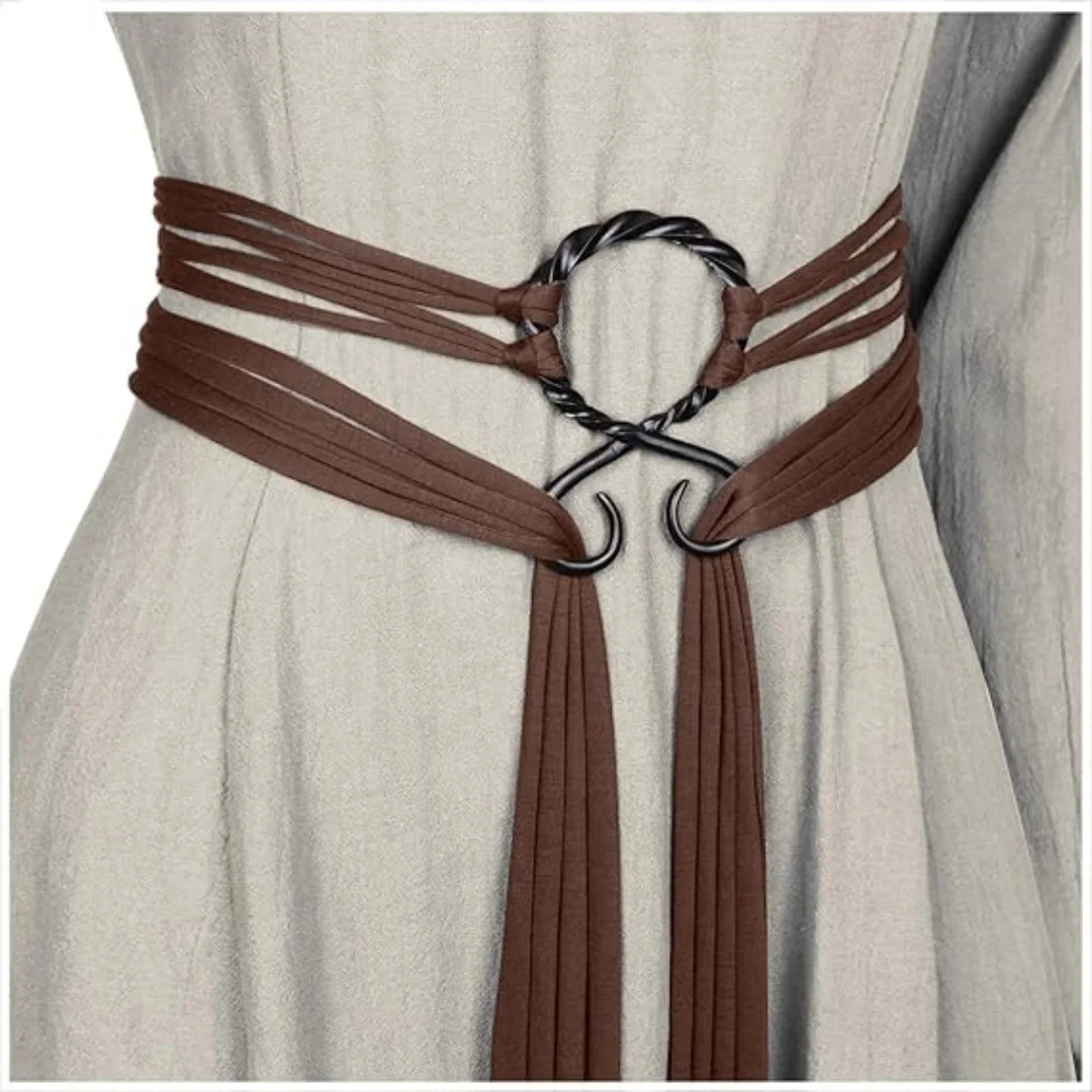 Viking Troll Cross Belt Norse Witch Rope Belt Medieval Accessories Women Renaissance Viking Knights cosplay belt