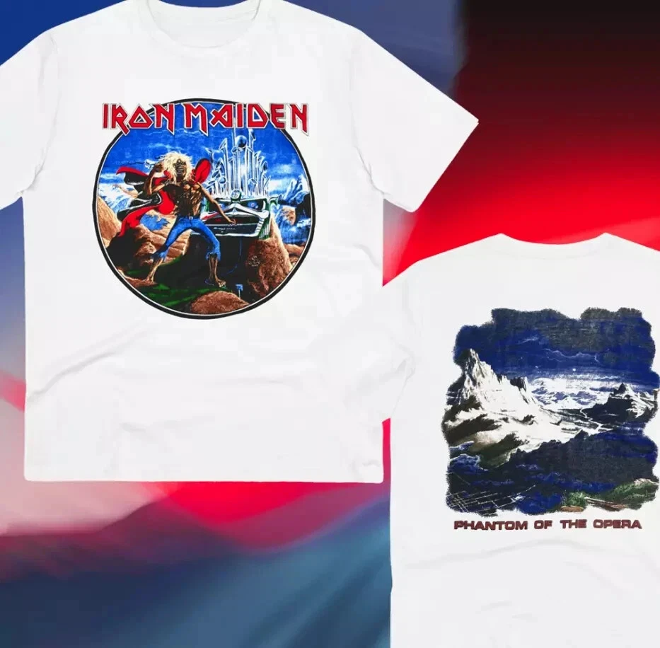 Vintage Maiden Phantom of The Opera T-shirt Double Sided Gift for Friends High-end Luxury Is for Both Men and Women Top Y2k