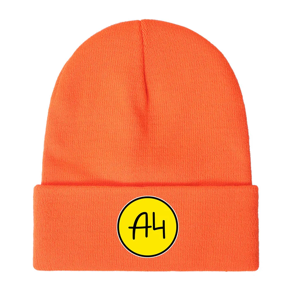 Winter Autumn Knitted Elastic Hat Outdoor Warm Beanies Hip-hop Woolen Hats A4 Vlad Prints Skullies For Teenagers Men Women