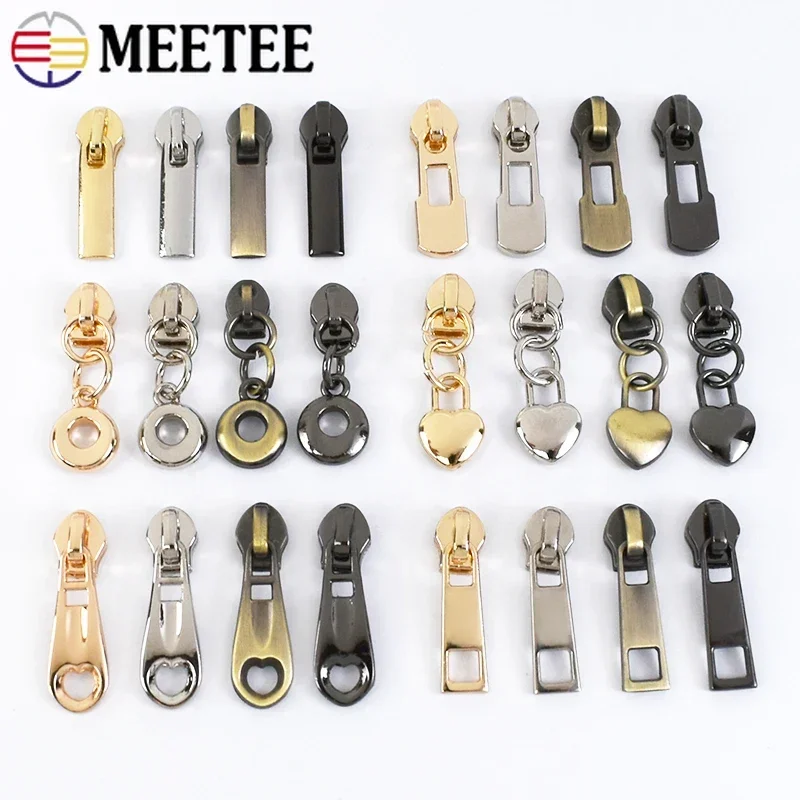 10/20Pc Slider 3# Nylon Zipper Closures for Bag Zippers Puller Clother Cursors Zip Lock Backpack Replacement Zips Head Accessory