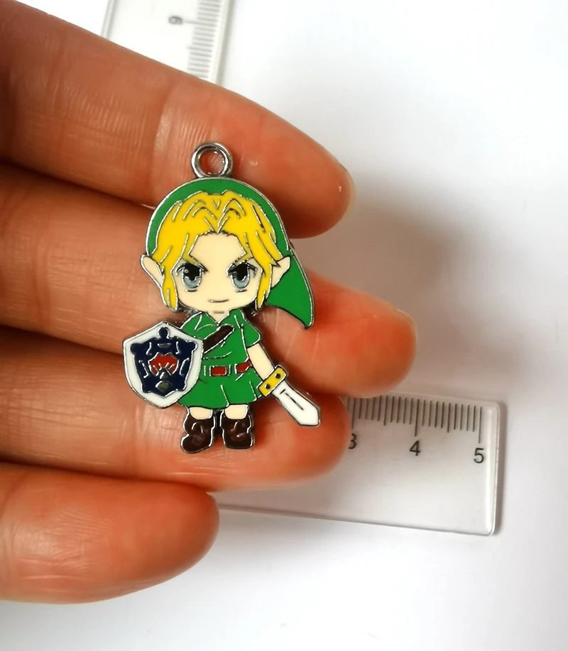 10pcs Cartoon Charm Jewelry Making Enamel Pendant DIY Earring Necklace Bracelet Accessories Alloy