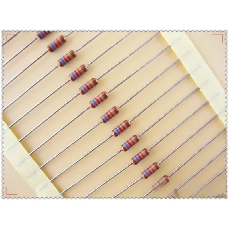 10PCS VISHAY DALE CCF55 Series 1.62K/0.25W-0.5W 1% Axial Metal Film Resistance