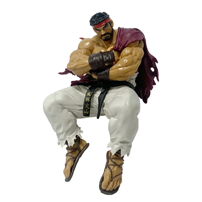 14cm Street Fighter Fighting Game Anime Figure Ryu M·Bison Chun-Li PVC Collection Gifts Model Ornaments Statue Toy