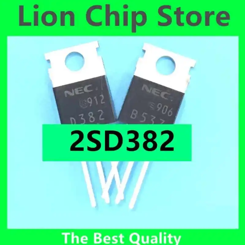 2SB537 New original 2SD382 TO-220 B537 NEC paired transistor with good quality D382