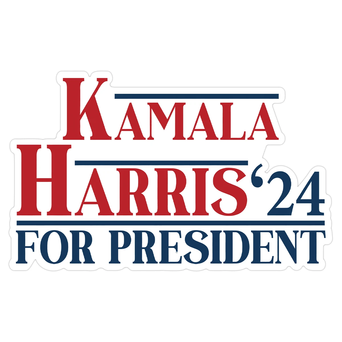 3pcs Kamala Harris for President 2024 Stickers,Waterproof Vinyl Bumper Decals Vote Democratic Stickers for Car ,Window, Bottle