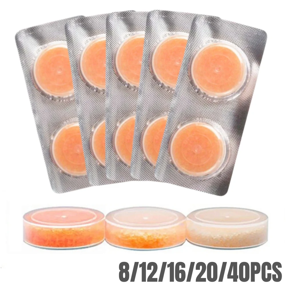 8-40pcs Portable Hearing Aid Drying Capsule Desiccant Dehumidifier Drying Pallet for BTE Hearing Aid Drying Ear Care Accessories