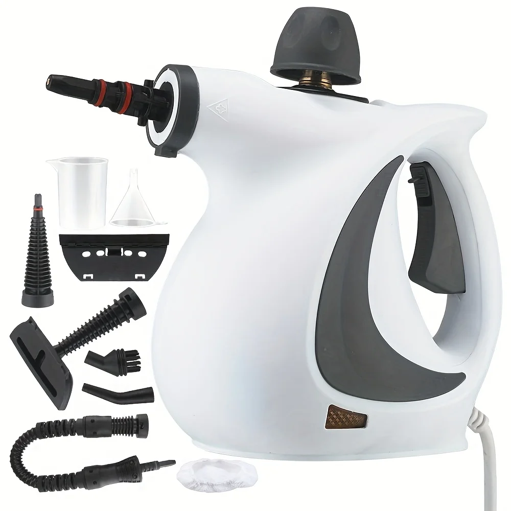 900-1050W Handheld Steam Cleaner, 3 bar pressure, Multi-Surface Use - Ergonomic design, one-touch operation, chemical-free, perf