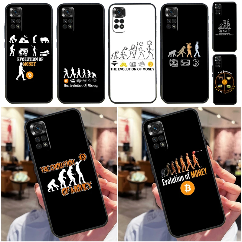 Bitcoin Evolution Of Money Funda For Xiaomi Redmi Note 9 10 11 12 13 14 Pro 9S 10S 11S 12S Redmi 13C 10C 12C 14C Case